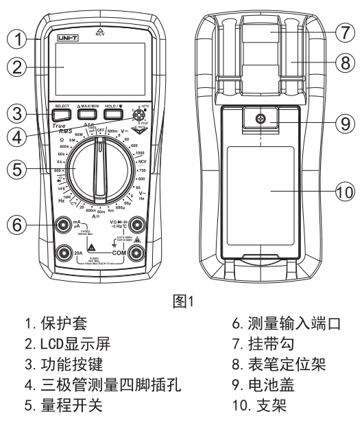 UT890D+万用电表